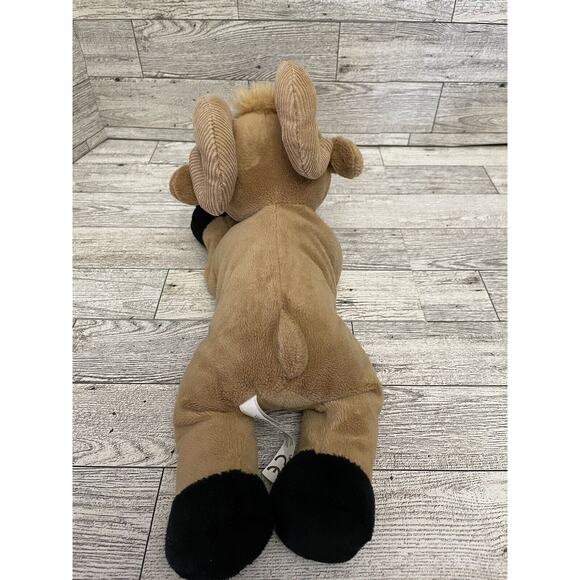 2017 The Petting Zoo PIKES PEAK SUMMIT Plush Brown Stuffed Bighorn Ram Goat - Picture 8 of 9